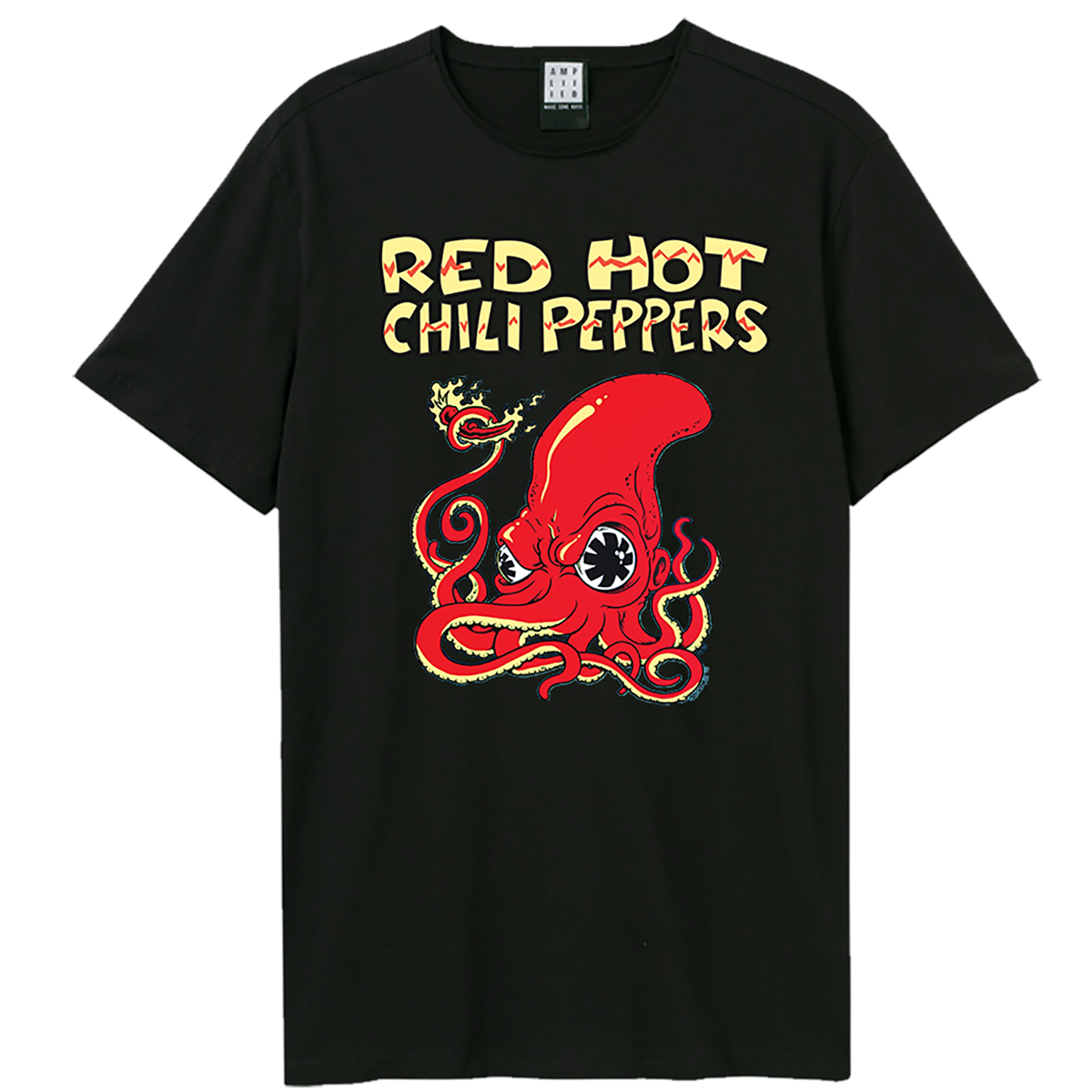 Image of Red Hot Chili Peppers T-shirt Fire Squid Amplified